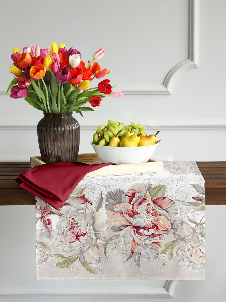 Скатерть-дорожка | Душистый пион | Mia Cara