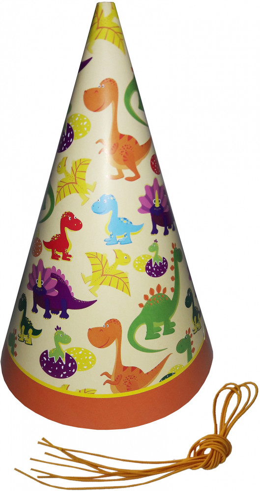 Набор колпаков карнавальных «Динозаврики»
