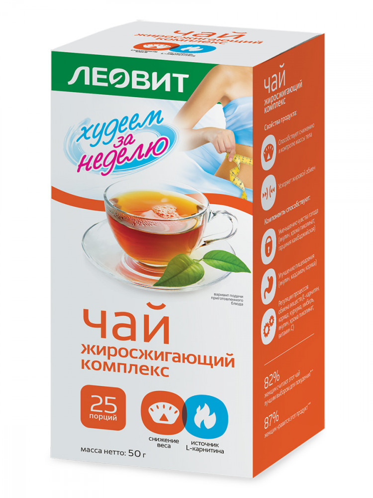 Чай «Жиросжигающий комплекс» | Леовит нутрио
