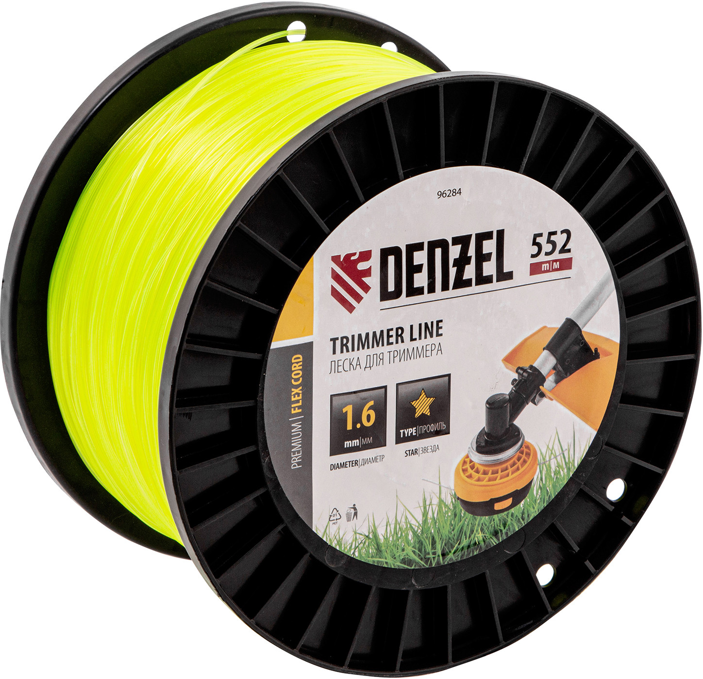 Леска для триммера звезда | Denzel