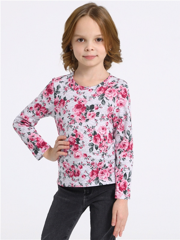 Лонгслив для девочек | Прогулка | Апрель