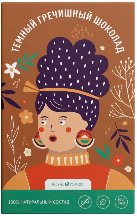 Шоколад тёмный гречишный | Royal Forest