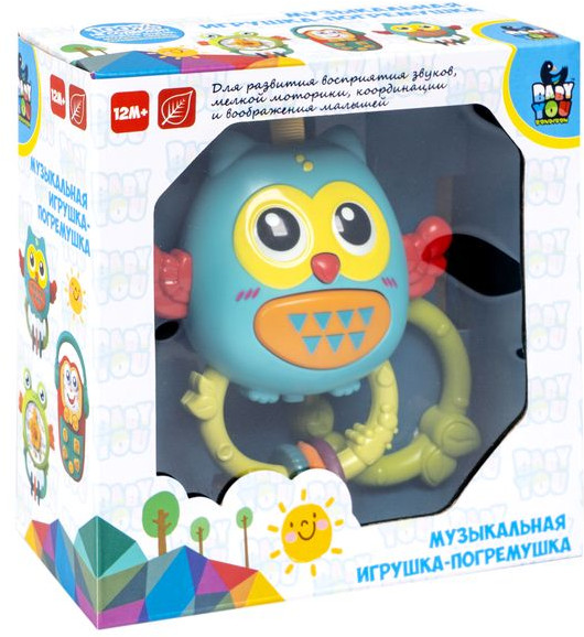 Игрушка-погремушка «Сова» | Baby You | Bondibon