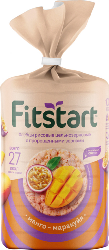 Хлебцы рисовые «Манго-маракуйя» | Fitstart
