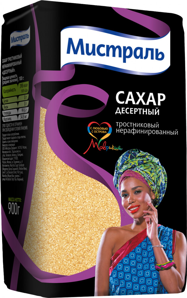 Сахар тростниковый нерафинированный «Десертный» | Мистраль