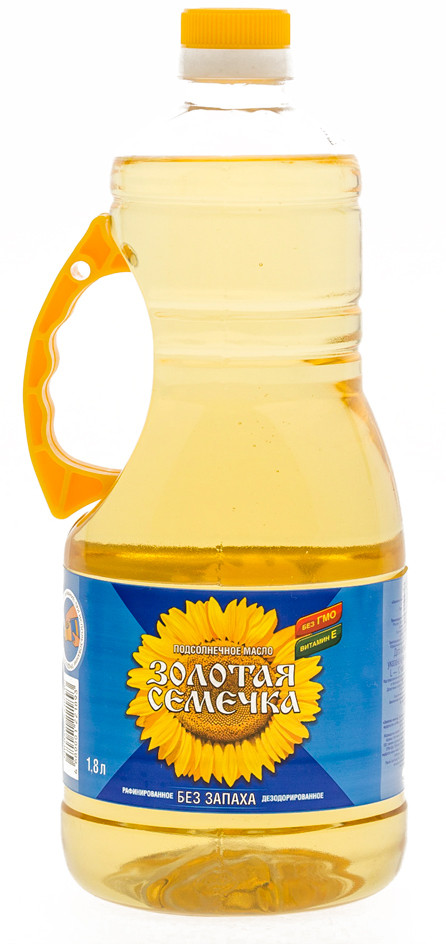 Масло подсолнечное «Золотая семечка» | Золотая Семечка