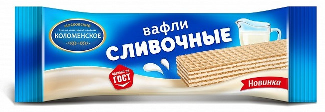 Вафли «Сливочные традиционные» | Коломенский