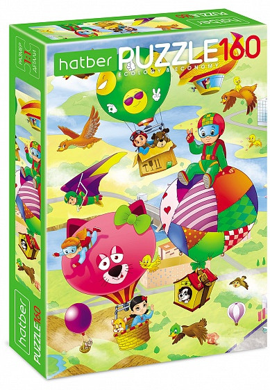 Пазлы «Eco» | Воздушное путешествие | Hatber