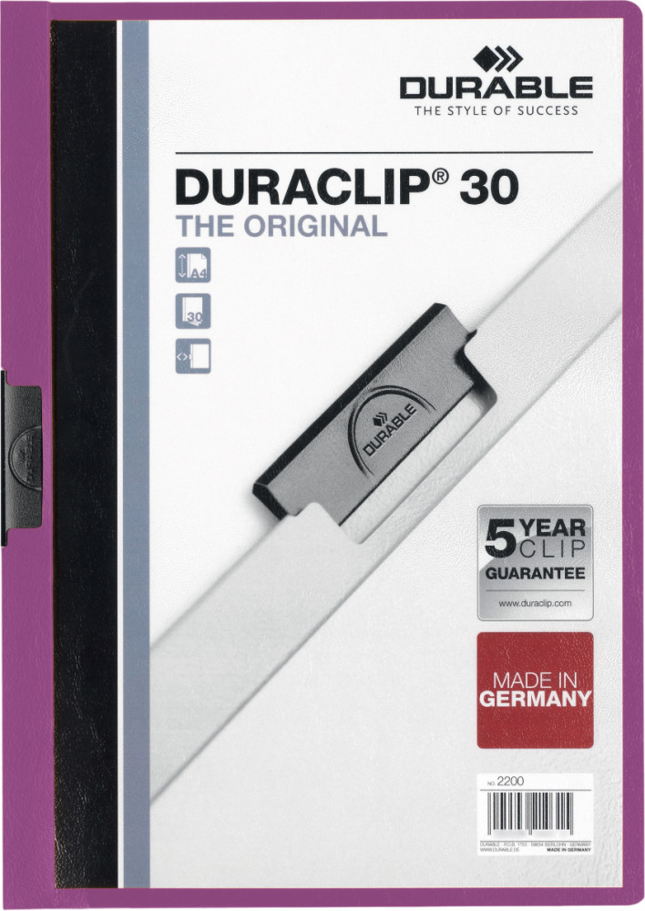 Папка с зажимом «Duraclip» | Durable