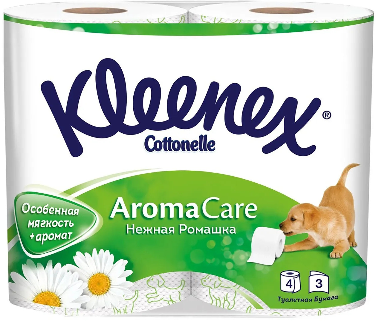 Туалетная бумага с ароматом ромашки «Aroma Care» | Kleenex