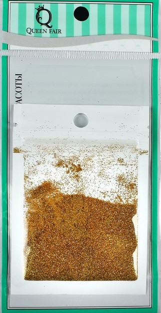 Втирка для ногтей, оттенок Золотой | Queen Fair