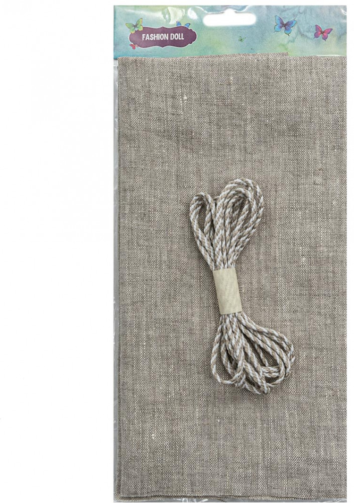 Набор для творчества «Ткань лён со шнуром» | Sovushka
