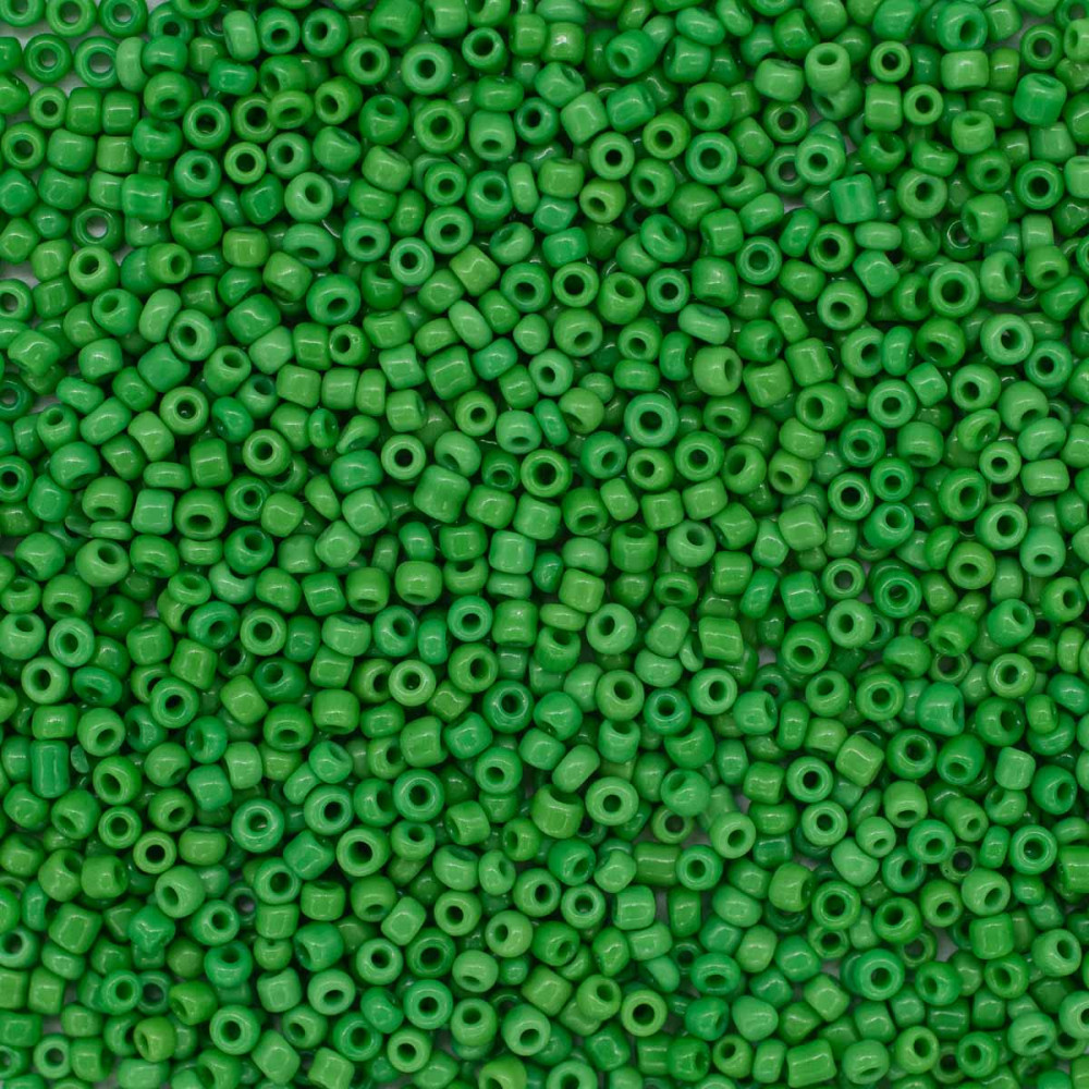 Бисер непрозрачный, цвет 47 светло-зелёный | Astra&Craft