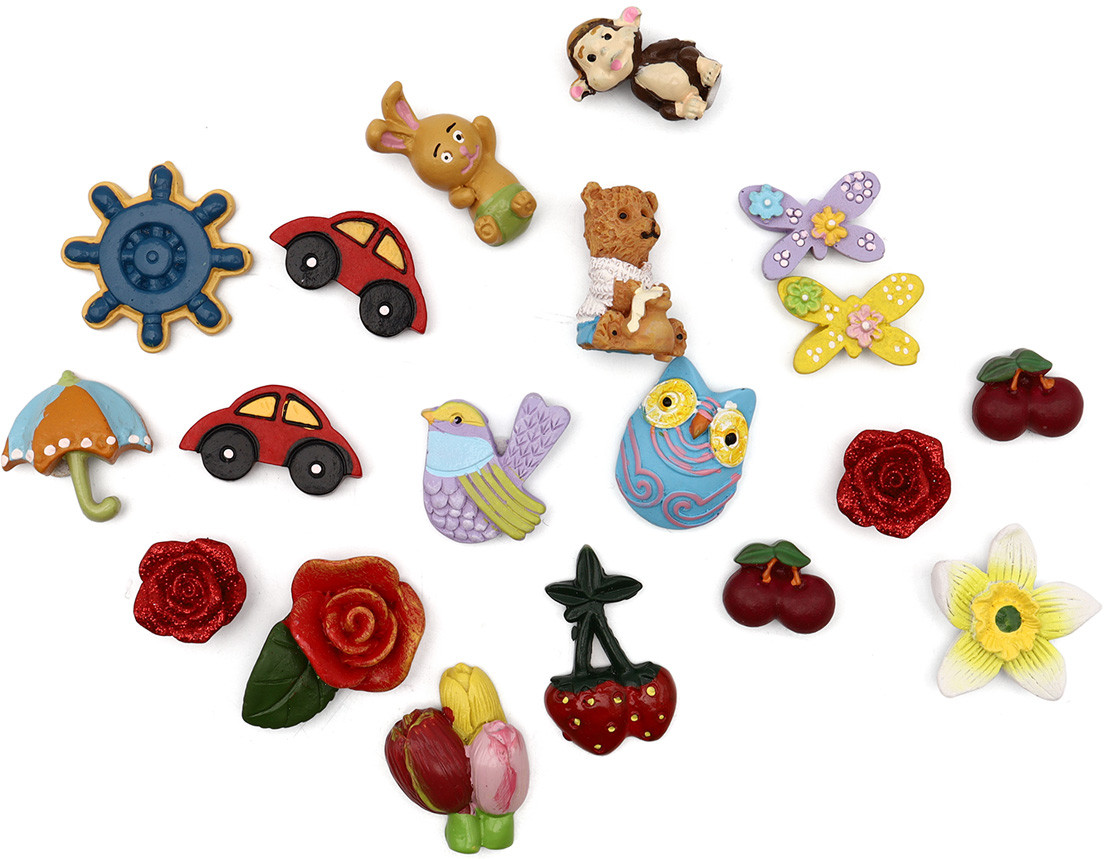 Набор декоративных полимерных фигурок для творчества | Astra&Craft