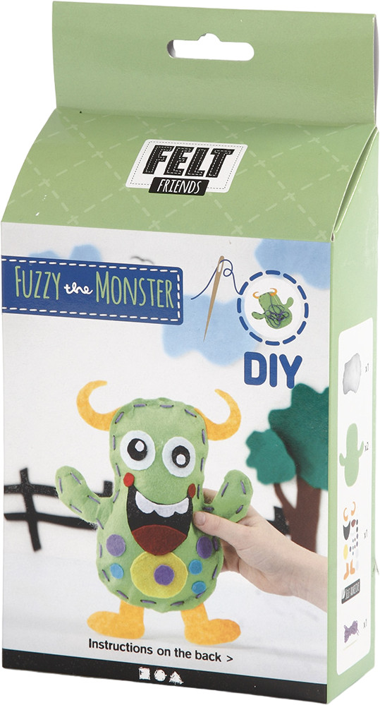 Набор для творчества из фетра «Веселые друзья. Зеленый монстр» | Creative