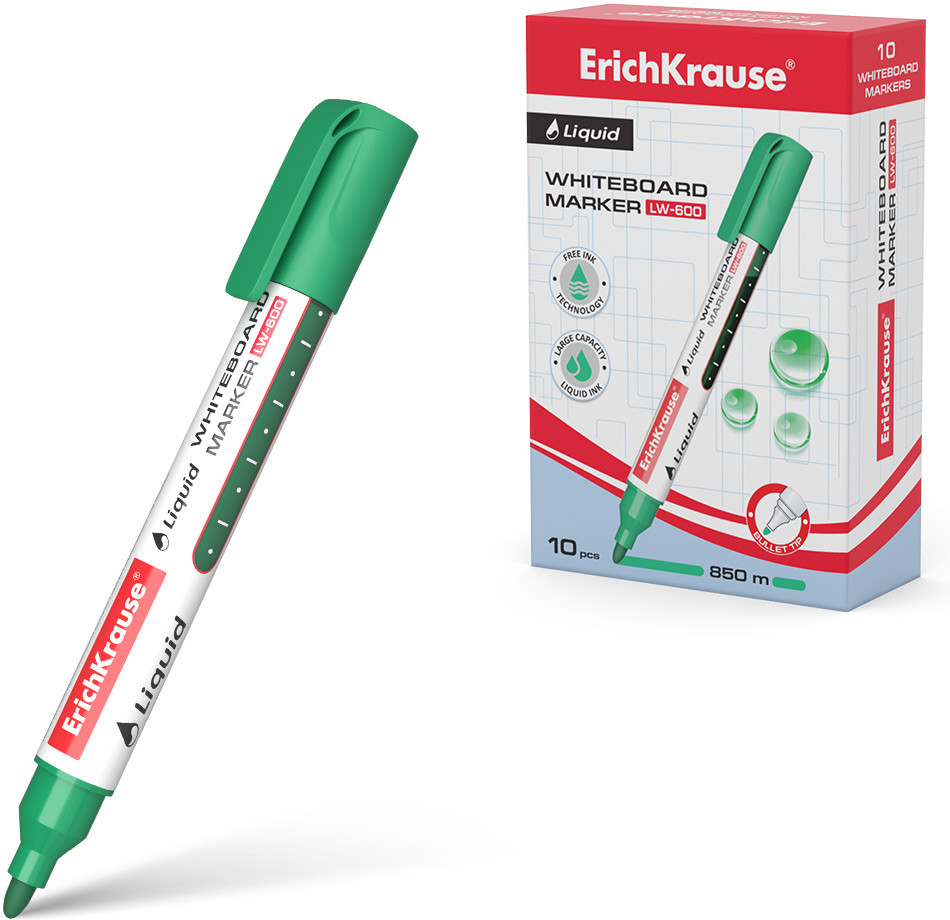 Маркер для досок с жидкими чернилами | Erich Krause