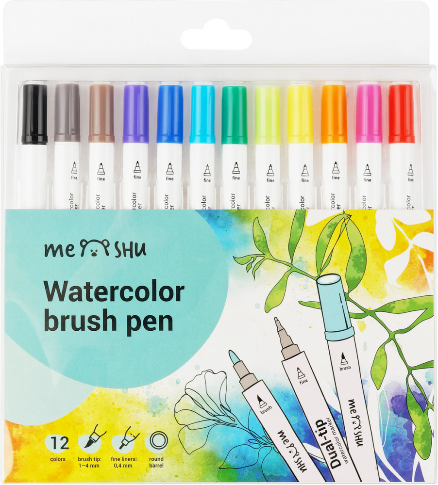 Набор маркеров акварельных | Meshu