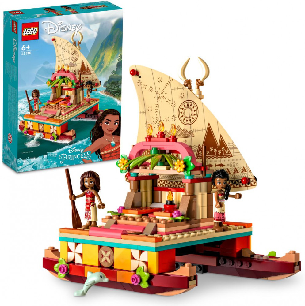 Конструктор Disney Princess 43210 Путеводная лодка Моаны. Moana's Wayfinding Boat | LEGO Disney Princesses | LEGO (ЛЕГО)