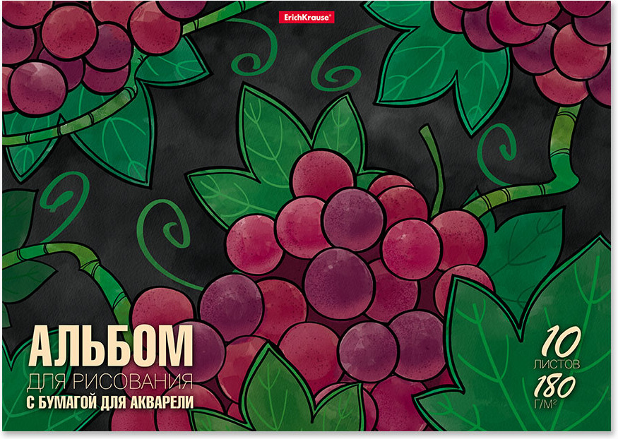 Альбом для акварели | Juicy Fruits | Erich Krause