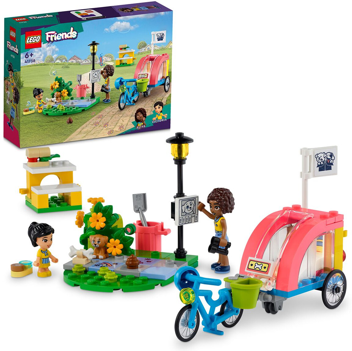 Конструктор Friends 41738 Велосипед для спасения собак. Dog Rescue Bike | LEGO Friends | LEGO (ЛЕГО)