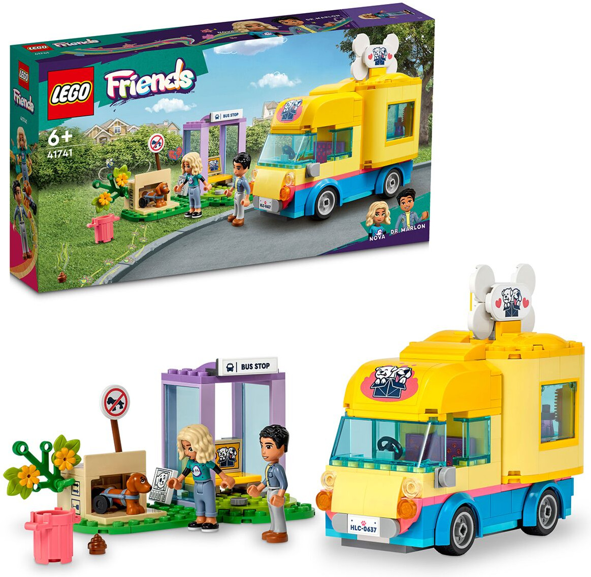 Конструктор Friends 41741 Фургон для спасения собак. Dog Rescue Van | LEGO Friends | LEGO (ЛЕГО)