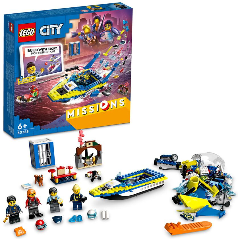 Конструктор City 60355 Детективные миссии водной полиции. Water Police Detective Missions | LEGO City | LEGO (ЛЕГО)