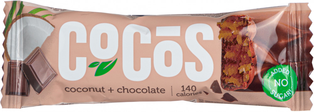 Батончик глазированный с кокосом и шоколадом «Cocos» | FitnesShock