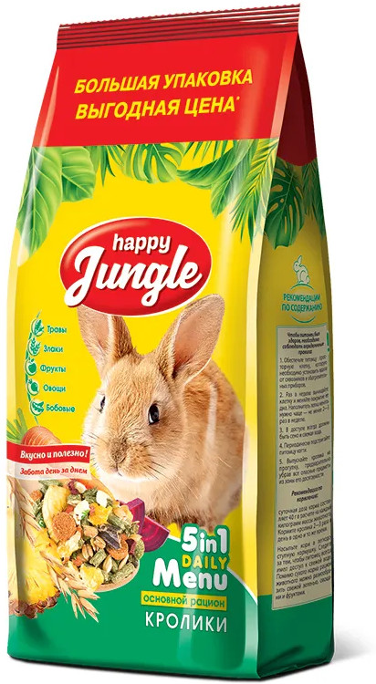 Корм для кроликов | Happy Jungle