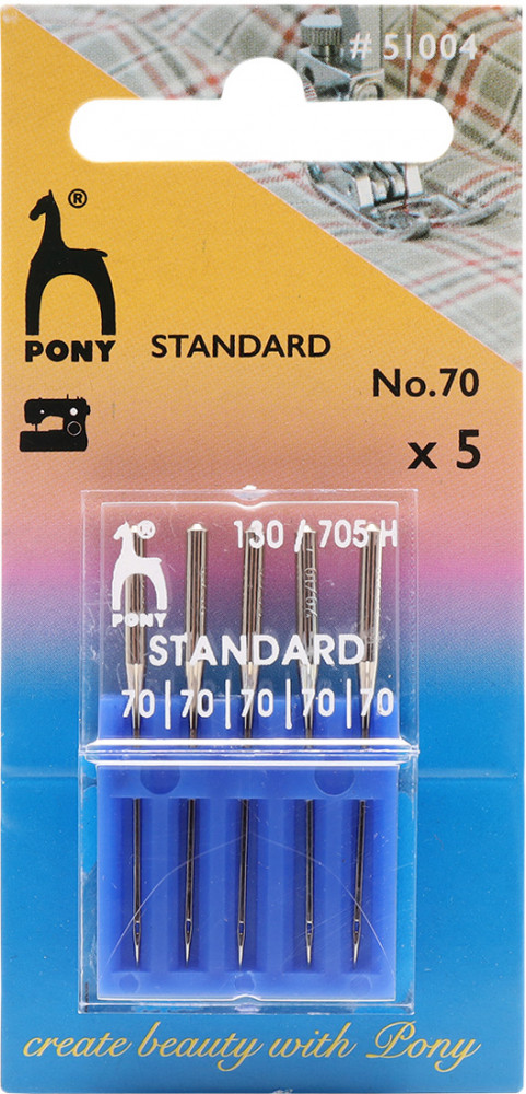 Набор игл машинных №70 | Standard | Pony