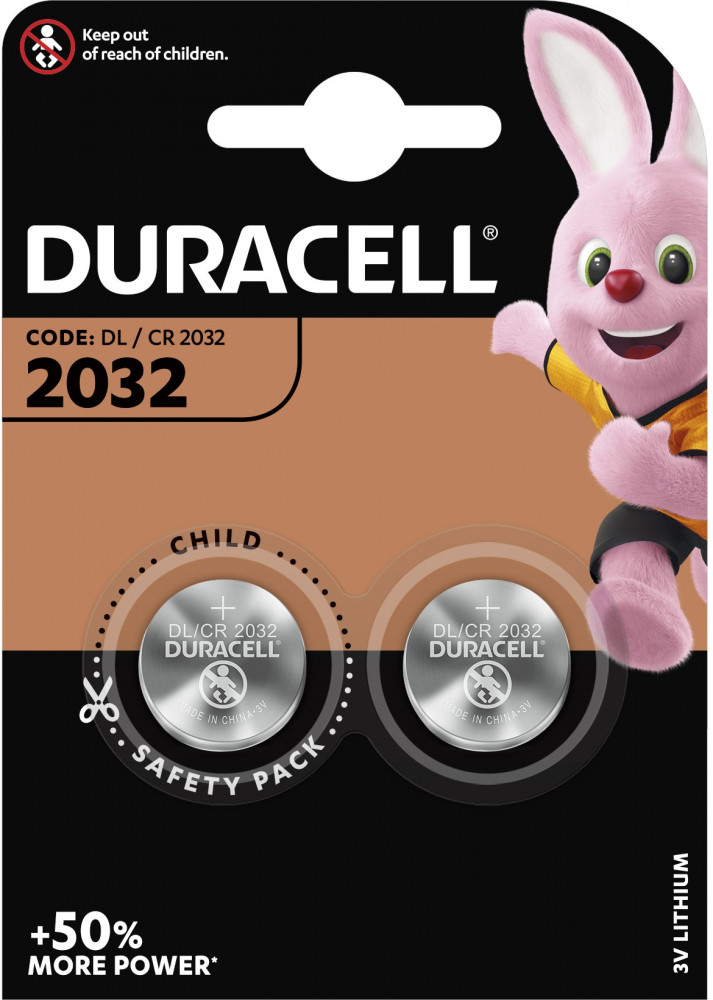 Набор батареек литиевых CR2032 | Duracell