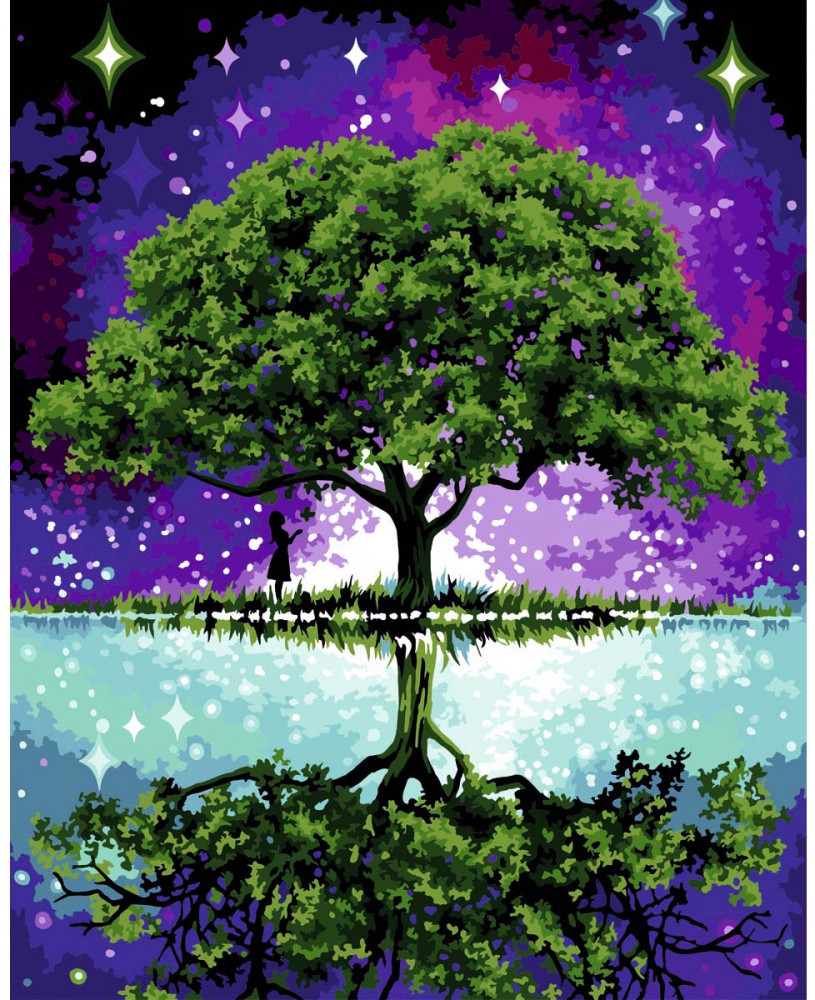 Картина по номерам «Древо жизни» | Русская живопись