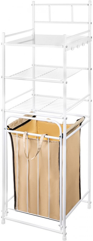 Стеллаж с полками и корзиной | El Casa