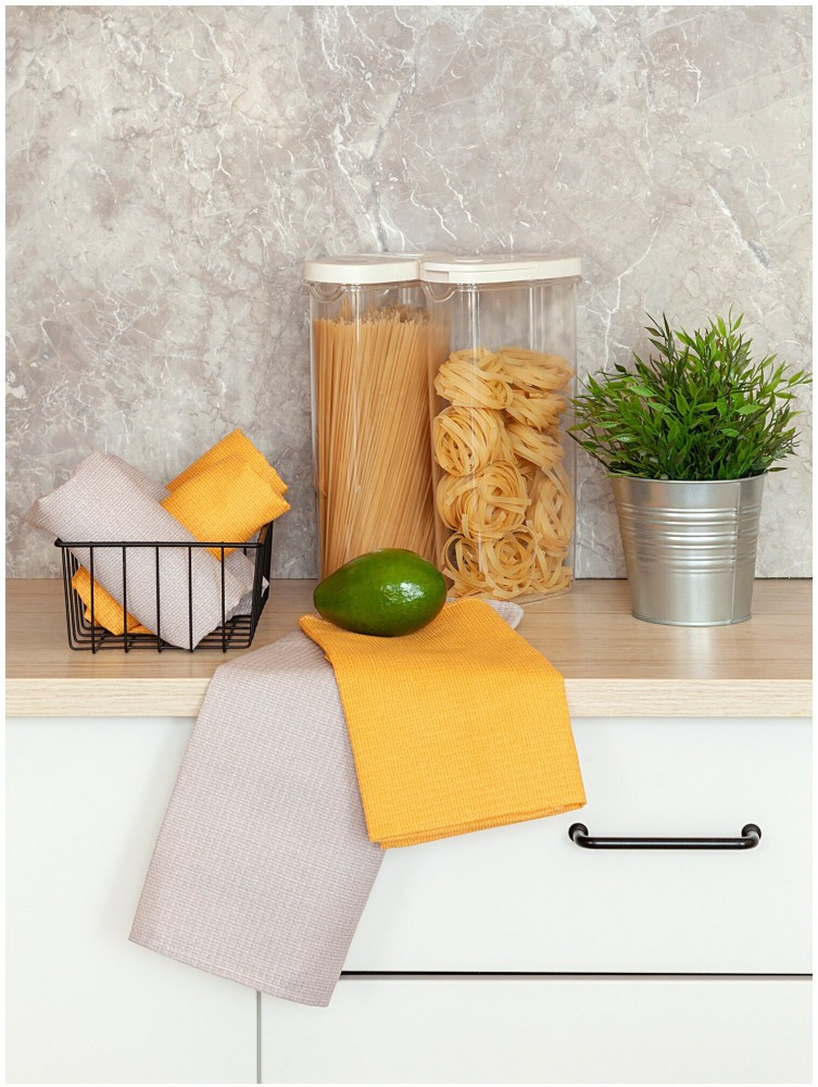 Комплект полотенец вафельных | Basic | Унисон