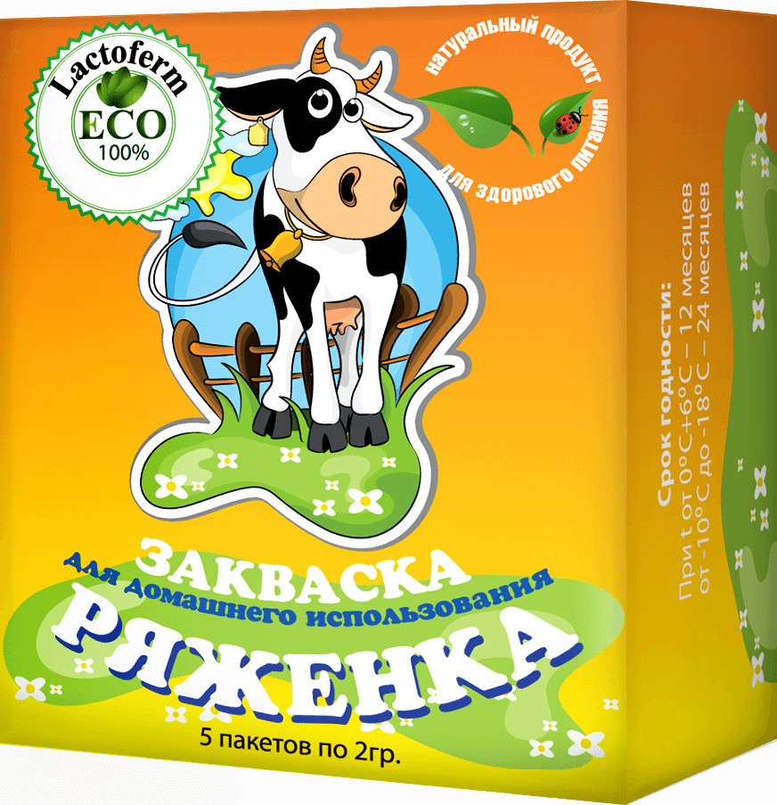 Закваска «Ряженка» | Lactoferm ECO