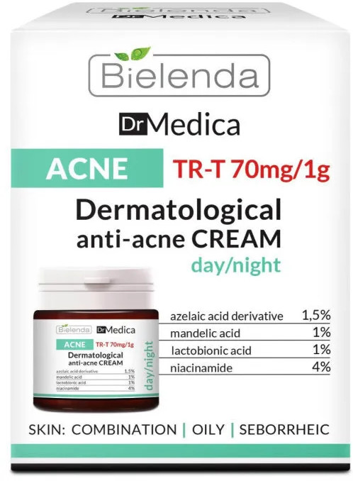 Крем анти-акне дерматологический дневной/ночной | Dr. Medica Acne | Bielenda