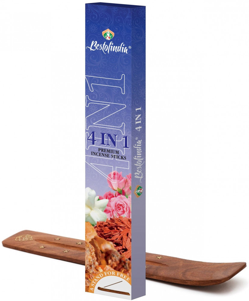 Палочки ароматические с подставкой 4 в 1 | Bestofindia