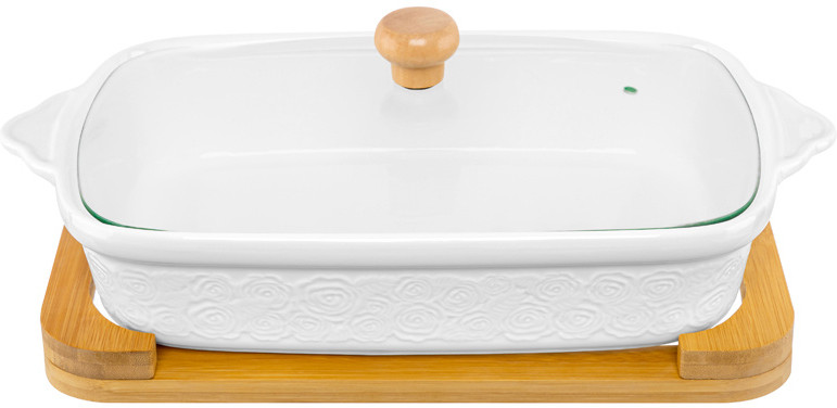 Блюдо для запекания и сервировки «Розы» | Розы | Elan Gallery