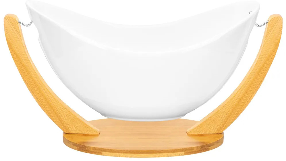 Блюдо на деревянной подставке «Айсберг» | Айсберг | Elan Gallery