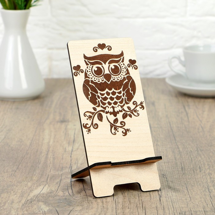 Подставка под телефон «Сова» | 14 Февраля