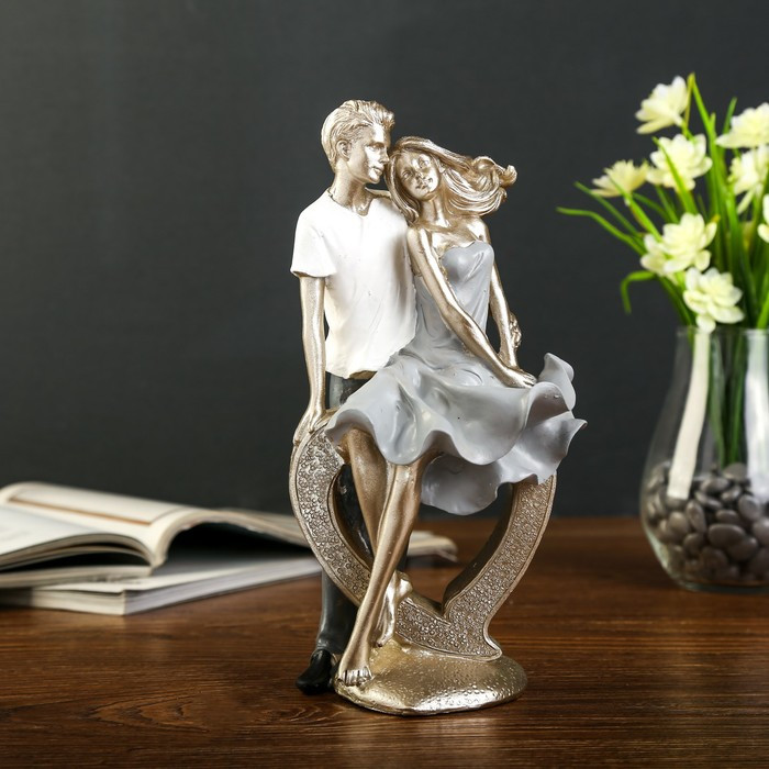 Сувенир «Влюблённые на сердце»