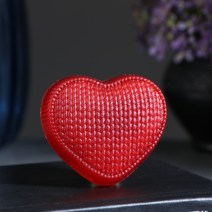 Мыло ручной работы «Сердечко вязаное» | 14 Февраля | Мыльные штучки