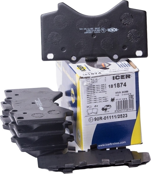 Колодки тормозные Icer 181874 | ICER
