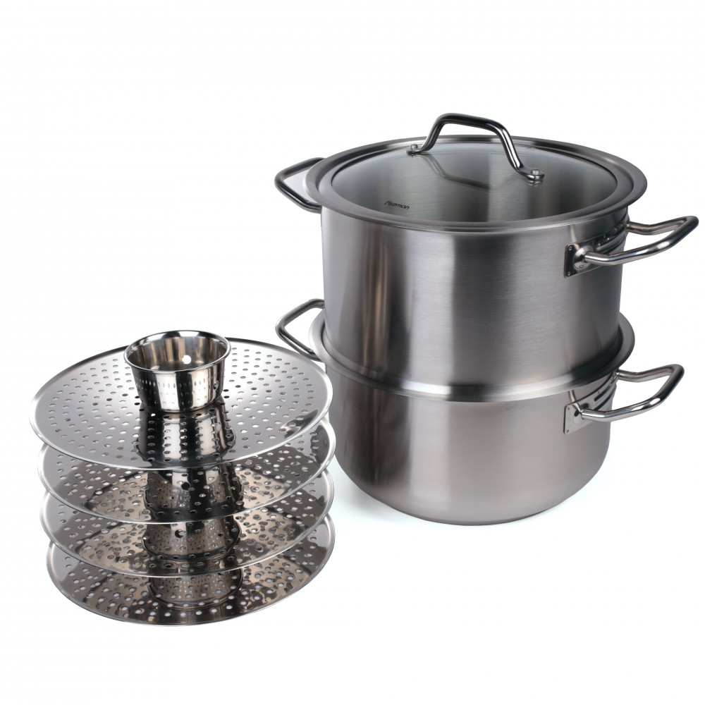 Пароварка со стеклянной крышкой | Fissman