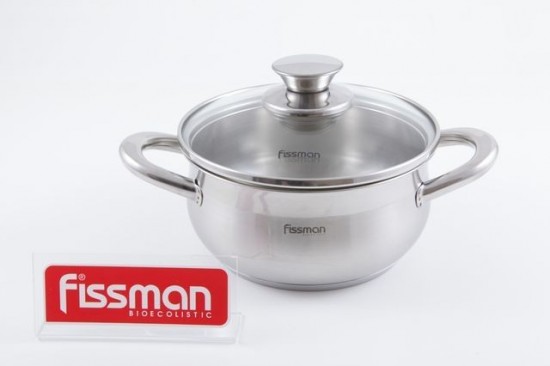 Кастрюля Oriana (1,5 л) со стеклянной крышкой | ORIANA | Fissman