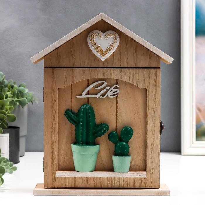 Ключница «Кактусы в горшочках» | 14 Февраля