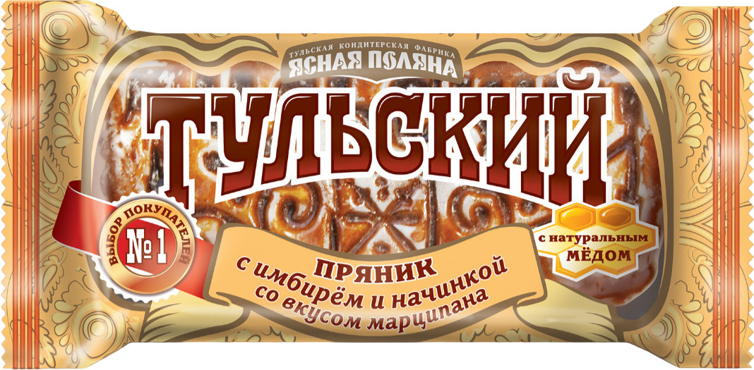 Пряник с имбирем и начинкой со вкусом марципана «Тульский» | Ясная поляна