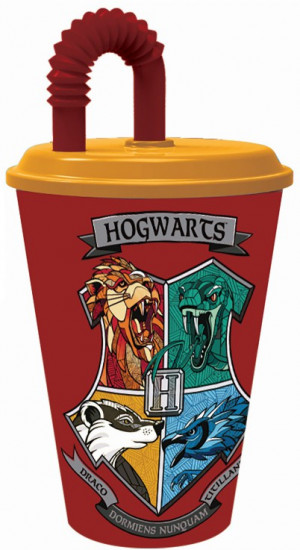 Стакан с соломинкой и крышкой