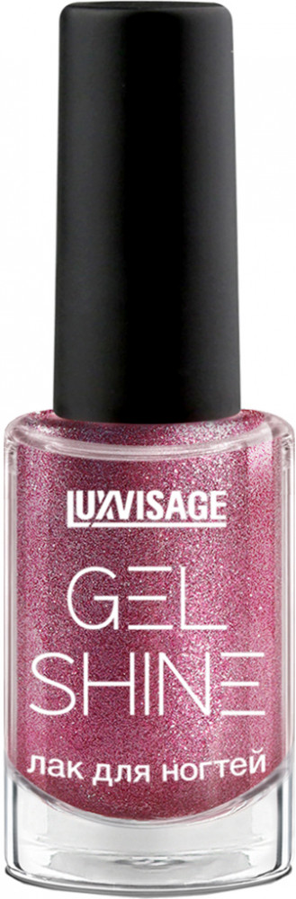 Лак для ногтей «Gel Shine», оттенок 108 Сиреневый с шиммером | LuxVisage