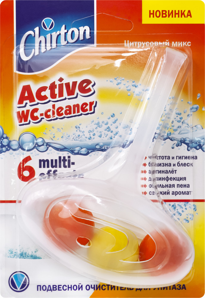 Блок для унитаза подвесной «Цитрусовый микс» | Chirton