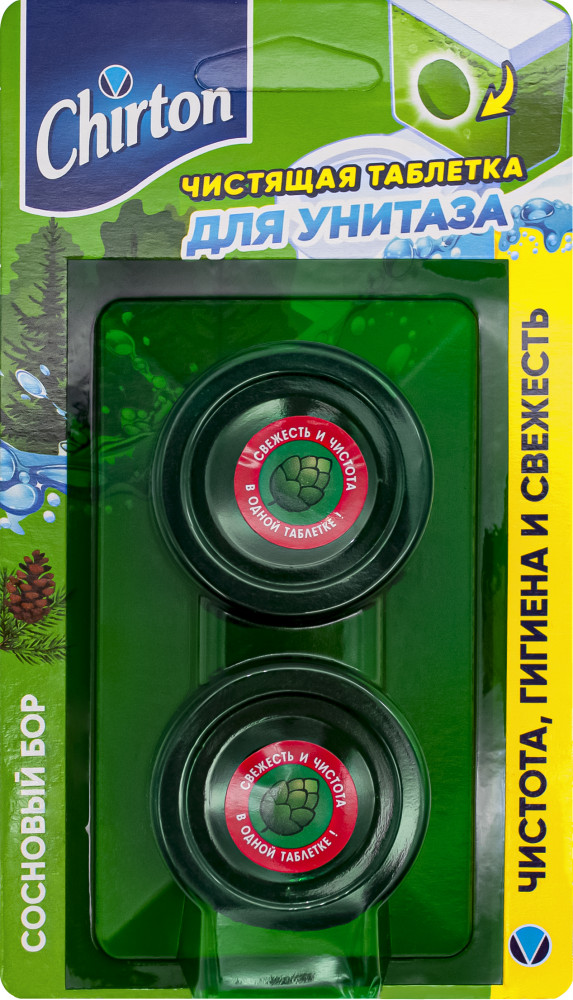 Набор таблеток для сливного бачка «Сосновый бор» | Chirton